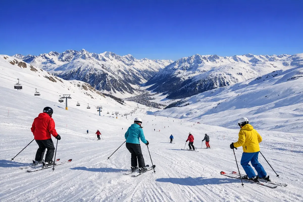 Skidåkning i Livigno