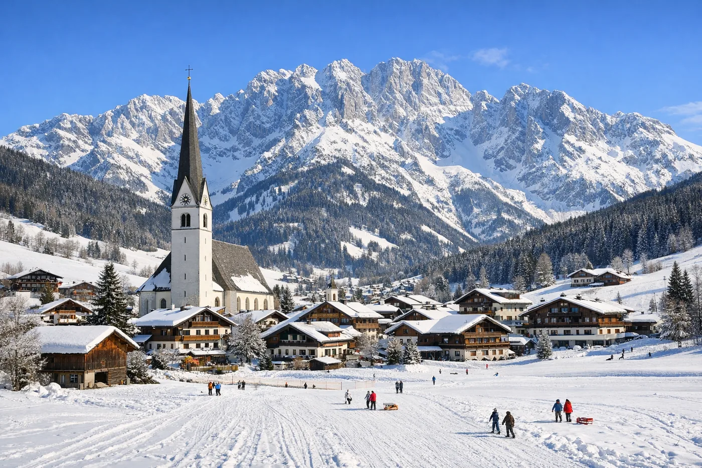 Skidresor till Maria Alm i Österrike