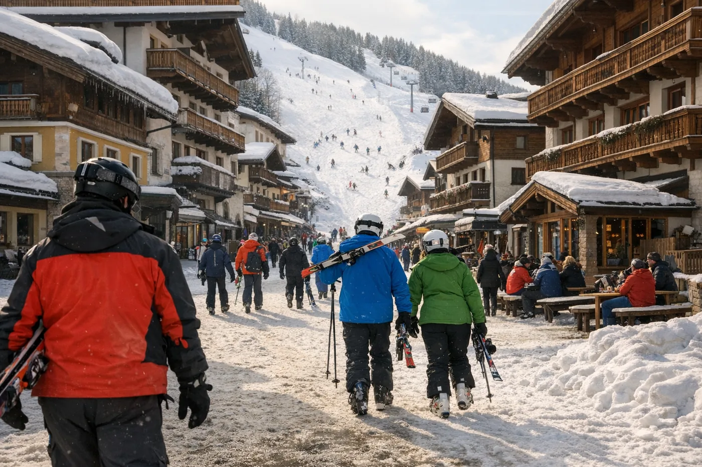 Skidresor till Saalbach i Österrike