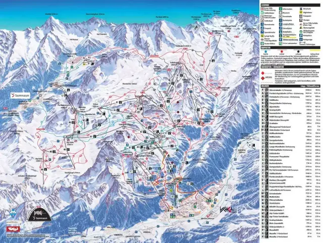 Pistkarta Ischgl